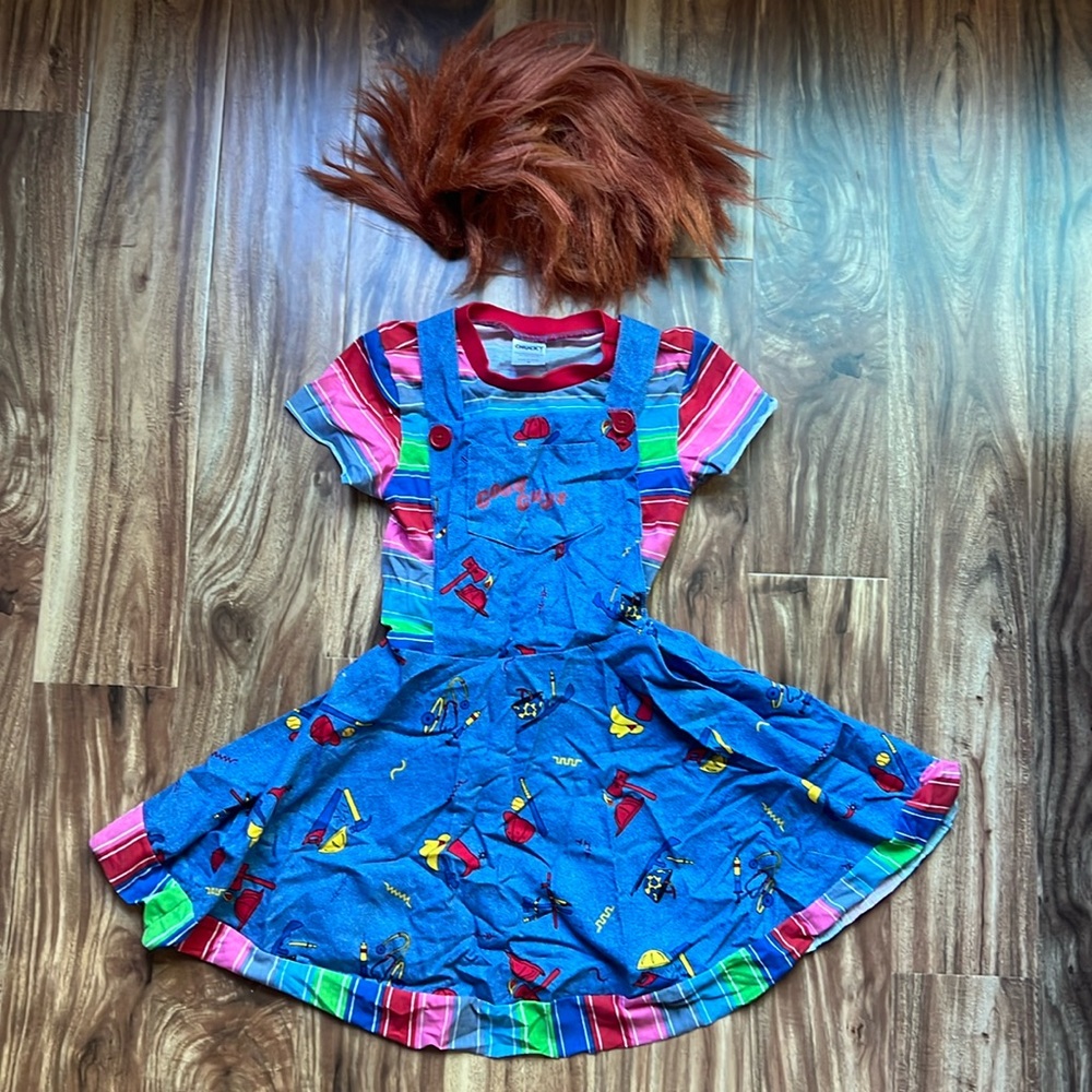Girl Chucky Costume Halloween 7-9